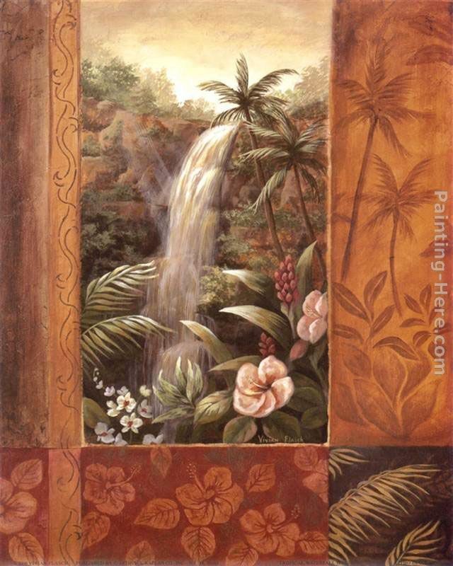 Vivian Flasch Tropical Waterfall II